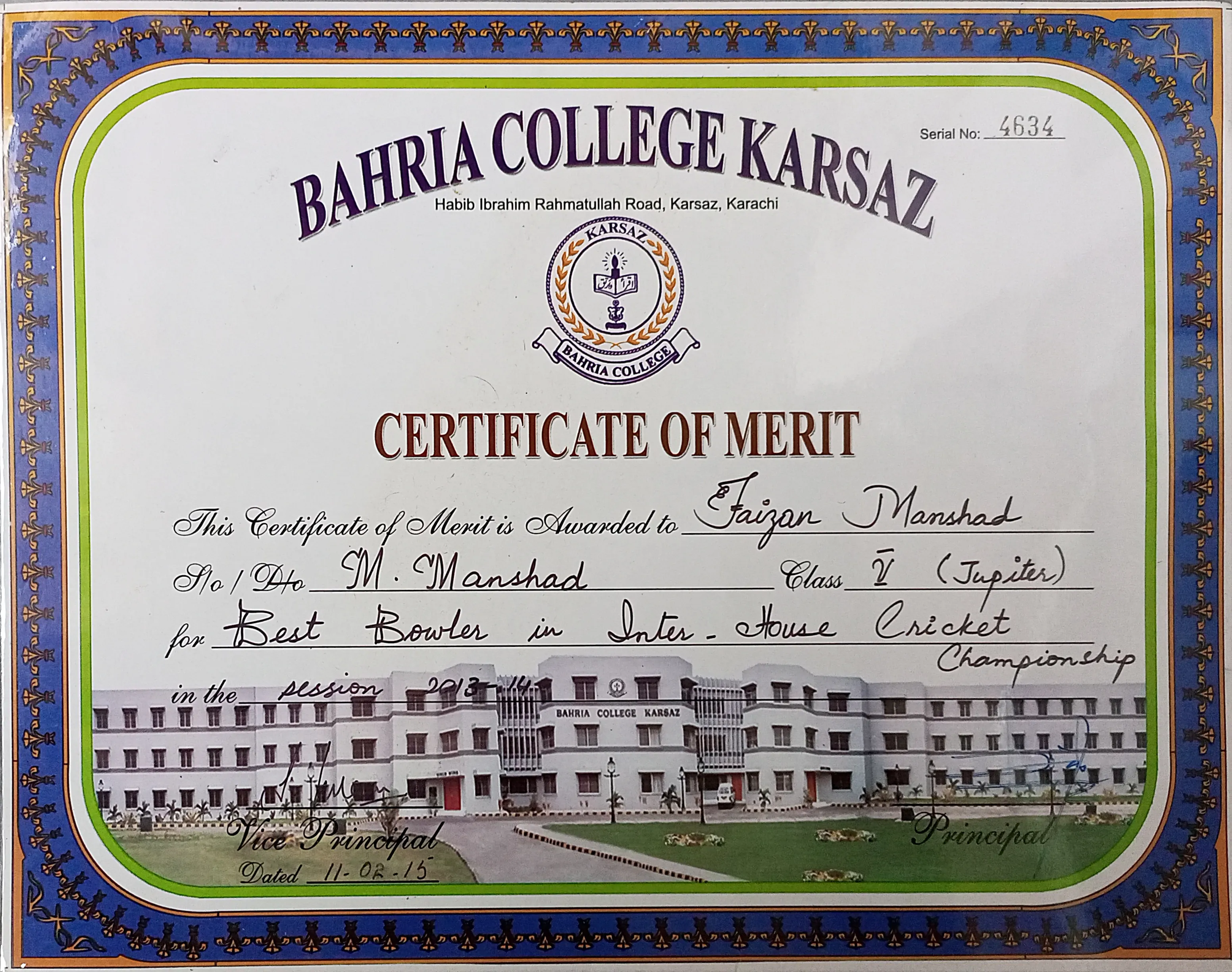 Certificate / Document