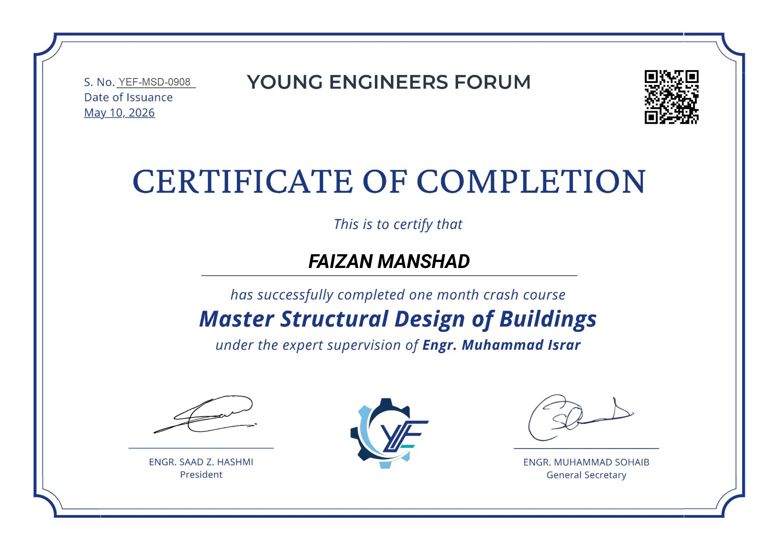 Certificate / Document
